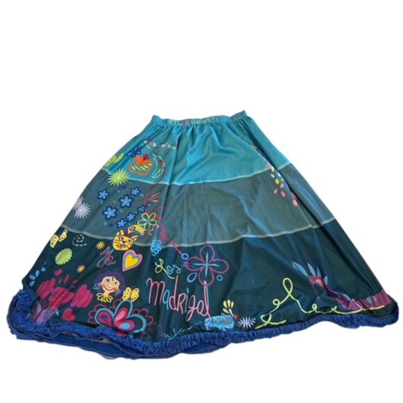 Encanto Mirabel Madrigal Costume Skirt Only Size Large Cosplay Halloween - Picture 1 of 11